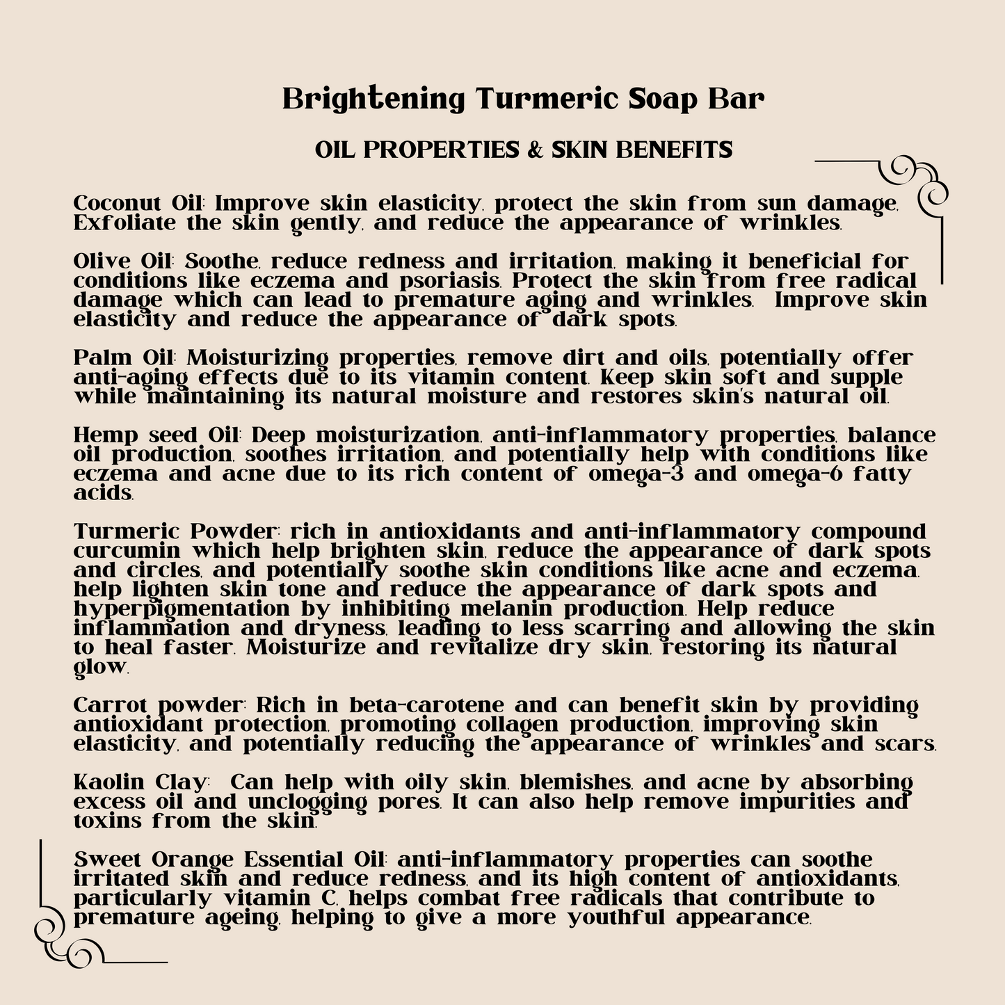 Brightening Turmeric Soap Bar