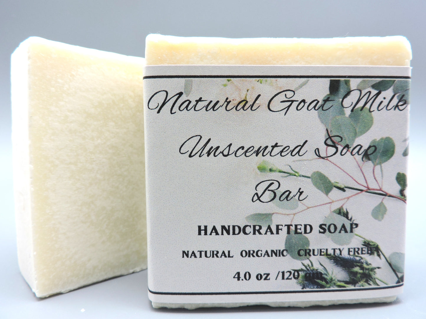 Natural Goat Milk Unscented Soap Bar